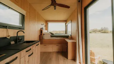 Plan de l'établissement Parcel Tiny House Ty Pois 1, près de la pointe de la torche