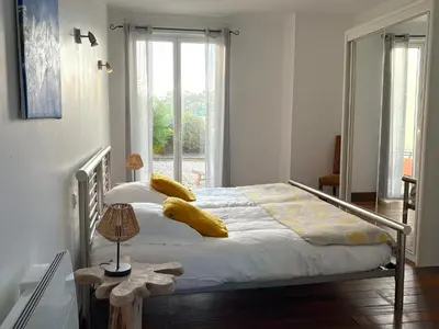 Un ou plusieurs lits dans un hébergement de l'établissement Villa du Port