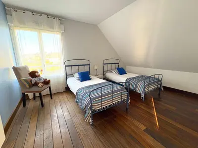 Un ou plusieurs lits dans un hébergement de l'établissement Villa du Port