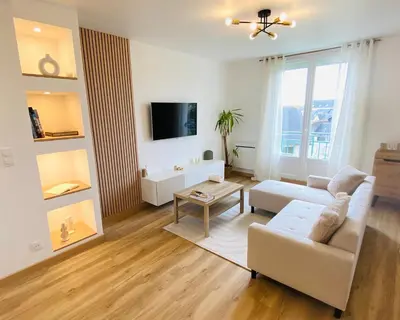 Télévision ou salle de divertissement dans l'établissement L appart Quimperois Centre ville