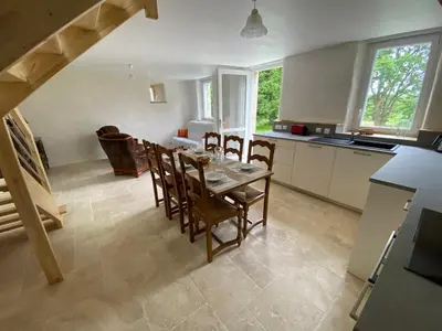 Cuisine ou kitchenette dans l'établissement Maison Albert