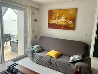 Un ou plusieurs lits dans un hébergement de l'établissement Logement thérapie bien-être