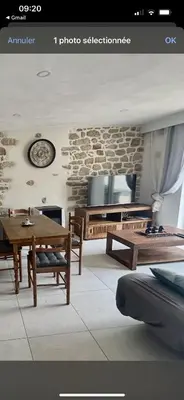 Coin salon dans l'établissement Logement thérapie bien-être