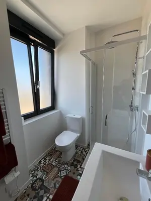Salle de bains dans l'établissement Appartement à 10 minutes à pied de la mer