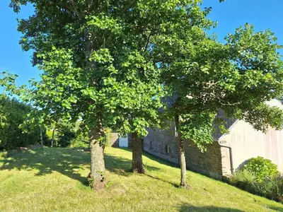 Jardin de l'établissement Maison de vacances à 10 minutes des plages de Porspoder