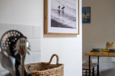 Plan de l'établissement Appartement lumineux à 600m de la plage