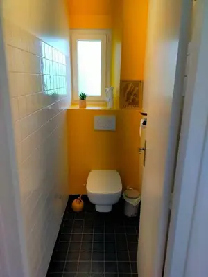 Salle de bains dans l'établissement La Maison des Champs et des Vagues