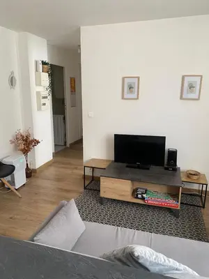 Télévision ou salle de divertissement dans l'établissement Residence Albert 1e