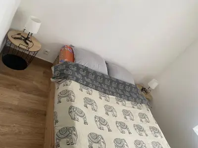 Un ou plusieurs lits dans un hébergement de l'établissement Residence Albert 1e