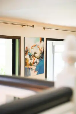 Un ou plusieurs lits dans un hébergement de l'établissement Magnifique maison de famille - Entre terre et mer