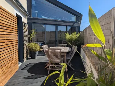 Jardin de l'établissement L'Abri de la plage