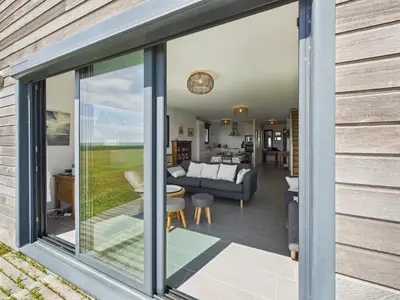 Balcon ou terrasse dans l'établissement Vue mer - maison pour 5 adultes et 2 enfants