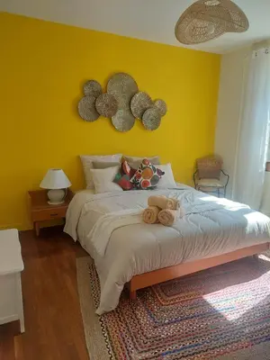 Un ou plusieurs lits dans un hébergement de l'établissement Maison Maurice Quimper