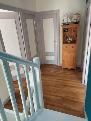 Cuisine ou kitchenette dans l'établissement Maison Maurice Quimper