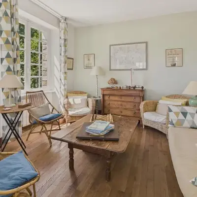 Vue mer - maison 4 adultes et 3 enfants