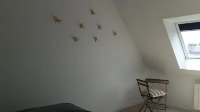 Coin salon dans l'établissement Maison de vacances - 6 à 8 personnes