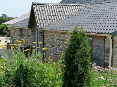 Jardin de l'établissement Gîte Ti-Maes