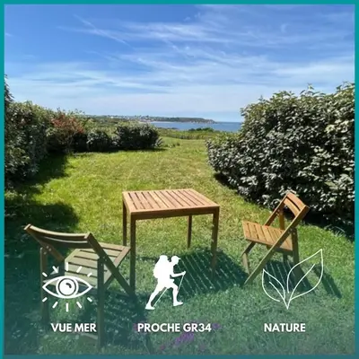 Paysage naturel près de la maison de vacances