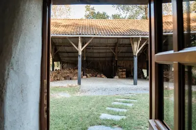 Jardin de l'établissement Hagwood - Gîte magique, romantique et insolite
