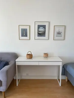Coin salon dans l'établissement Cocooning studio with sea view