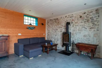 Coin salon dans l'établissement Ty Penn Ar Bed - Proche de la Plage