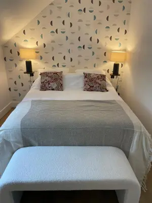 Un ou plusieurs lits dans un hébergement de l'établissement Morlaix appartement centre-ville