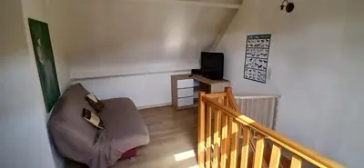 Télévision ou salle de divertissement dans l'établissement Kermarc'heg