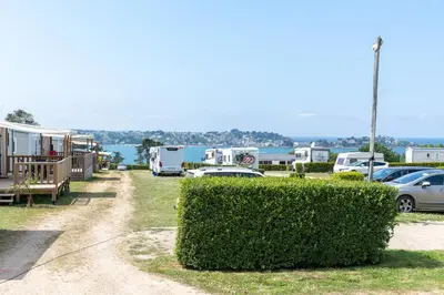 Paysage naturel près de le camping