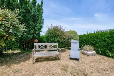 Jardin de l'établissement Vue mer - 100m de la plage - 4 adultes 1 enfants