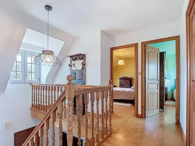 Un ou plusieurs lits dans un hébergement de l'établissement Holiday Home Ti Breizh by Interhome