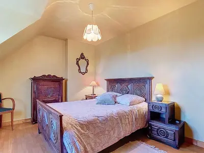 Un ou plusieurs lits dans un hébergement de l'établissement Holiday Home Ti Breizh by Interhome