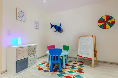 Plan de l'établissement Le Loft, Spacieux 170 m2, Billiards, jardin, 3 chambres