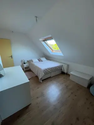 Un ou plusieurs lits dans un hébergement de l'établissement Maison paisible