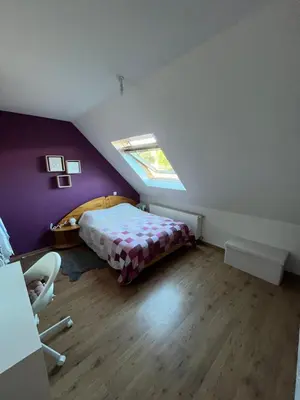 Un ou plusieurs lits dans un hébergement de l'établissement Maison paisible