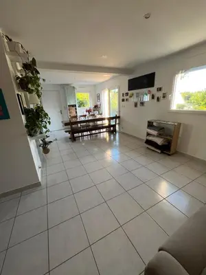Coin salon dans l'établissement Maison paisible
