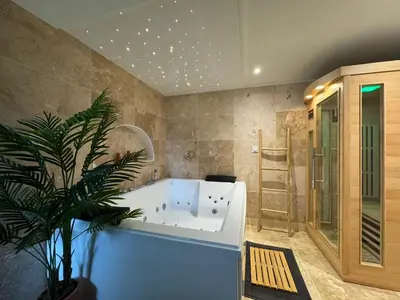 Salle de bains dans l'établissement La Suite Balinaise
