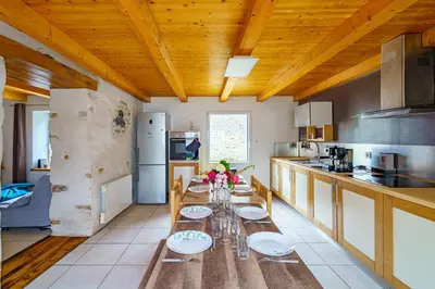 Cuisine ou kitchenette dans l'établissement Avel Mor - Proche de Quimper