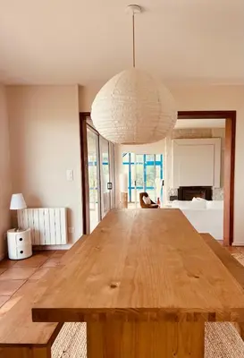 Un ou plusieurs lits dans un hébergement de l'établissement Maisons Bodenn - Villa de Pors Riagat Front de Mer