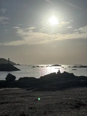 Paysage naturel près de le bateau
