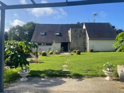 Jardin de l'établissement Charming house in Finistère