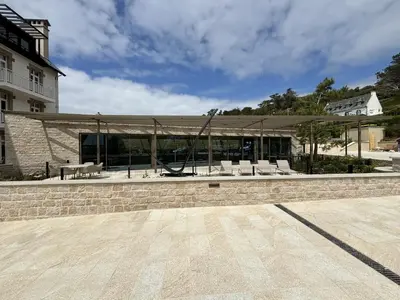 Plan de l'établissement LE TAUREAU T3 Trebeurden acces plage piscine et vue mer