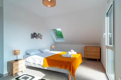 Un ou plusieurs lits dans un hébergement de l'établissement Maison EG - Presqu'ile de Crozon