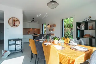 Cuisine ou kitchenette dans l'établissement Maison EG - Presqu'ile de Crozon