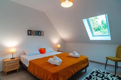 Un ou plusieurs lits dans un hébergement de l'établissement Maison EG - Presqu'ile de Crozon