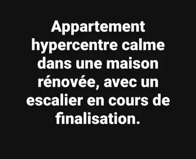 Plan de l'établissement centre ville confortable