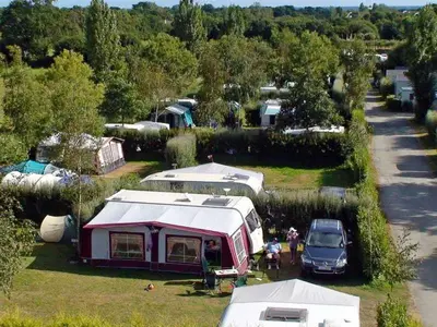 Paysage naturel près de le camping