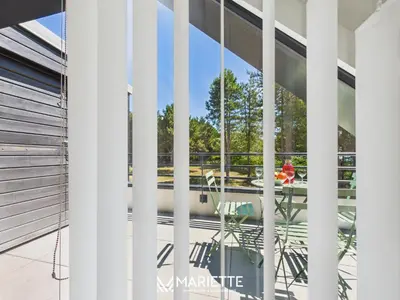 Balcon ou terrasse dans l'établissement -KEY WEST- Beau T3 avec acces a la plage