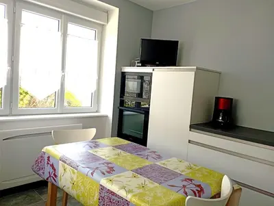Cuisine ou kitchenette dans l'établissement Saint Gué