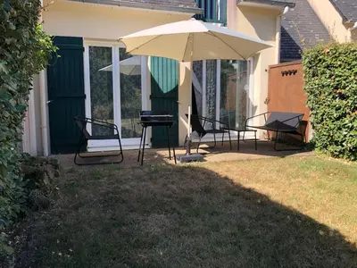 Jardin de l'établissement Cap Cozy Maison près de la mer fouesnant