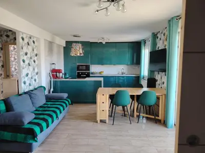 Cuisine ou kitchenette dans l'établissement appartement étage